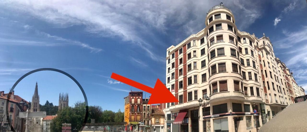 شقة Viendo La Catedral Desde Plaza Vega Burgo المظهر الخارجي الصورة