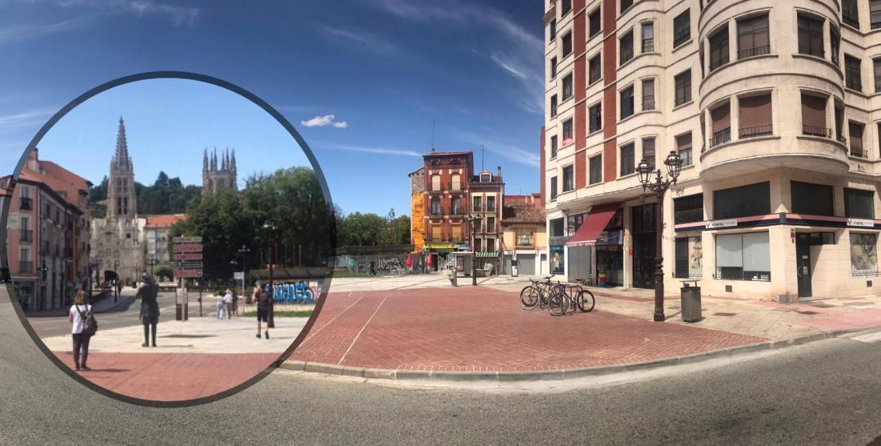 شقة Viendo La Catedral Desde Plaza Vega Burgo المظهر الخارجي الصورة